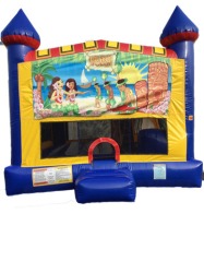 Luau 4 n 1 Combo Bounce House