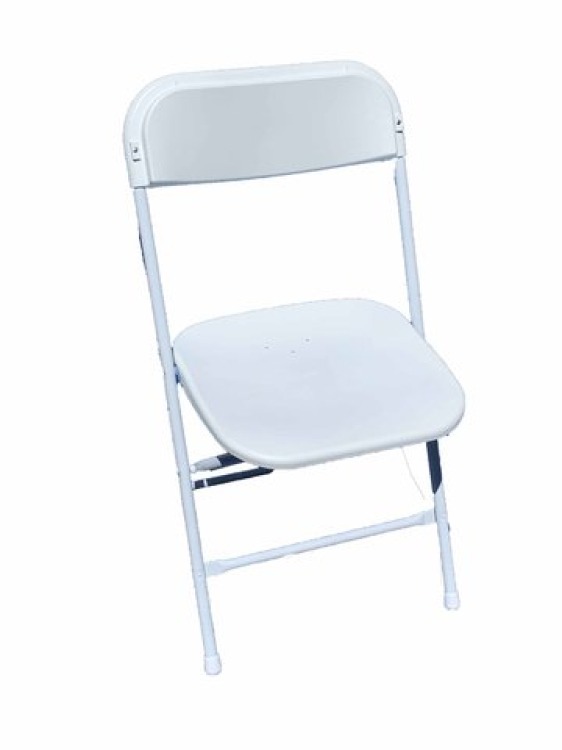 White Folding Chair