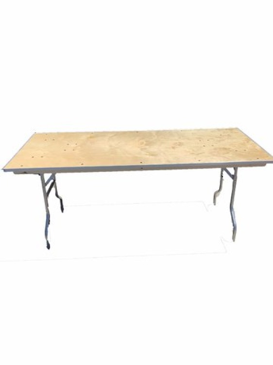 6 Foot Wood Banquet Table 6 Foot Wood Banquet Table